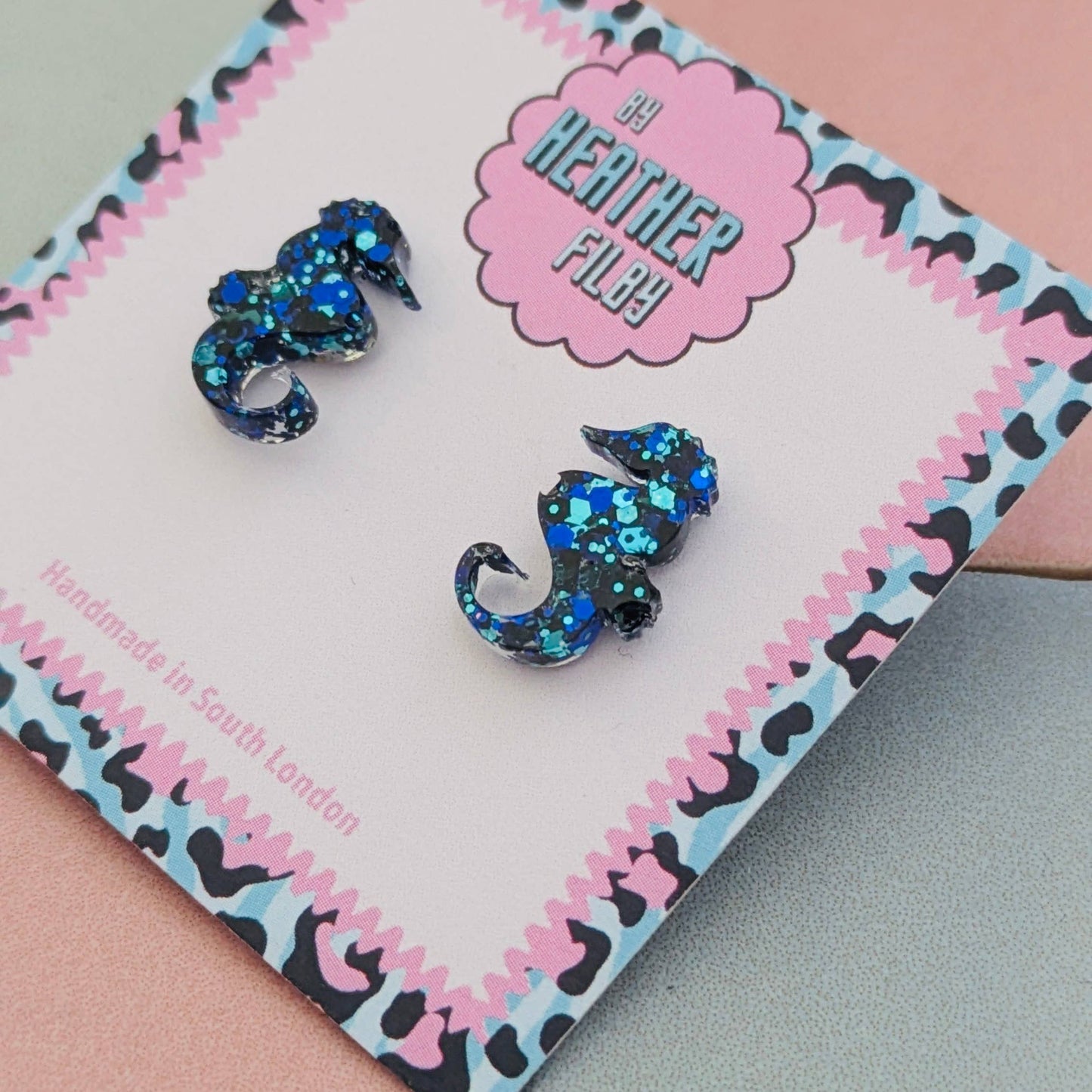 Earrings - Seahorse Studs