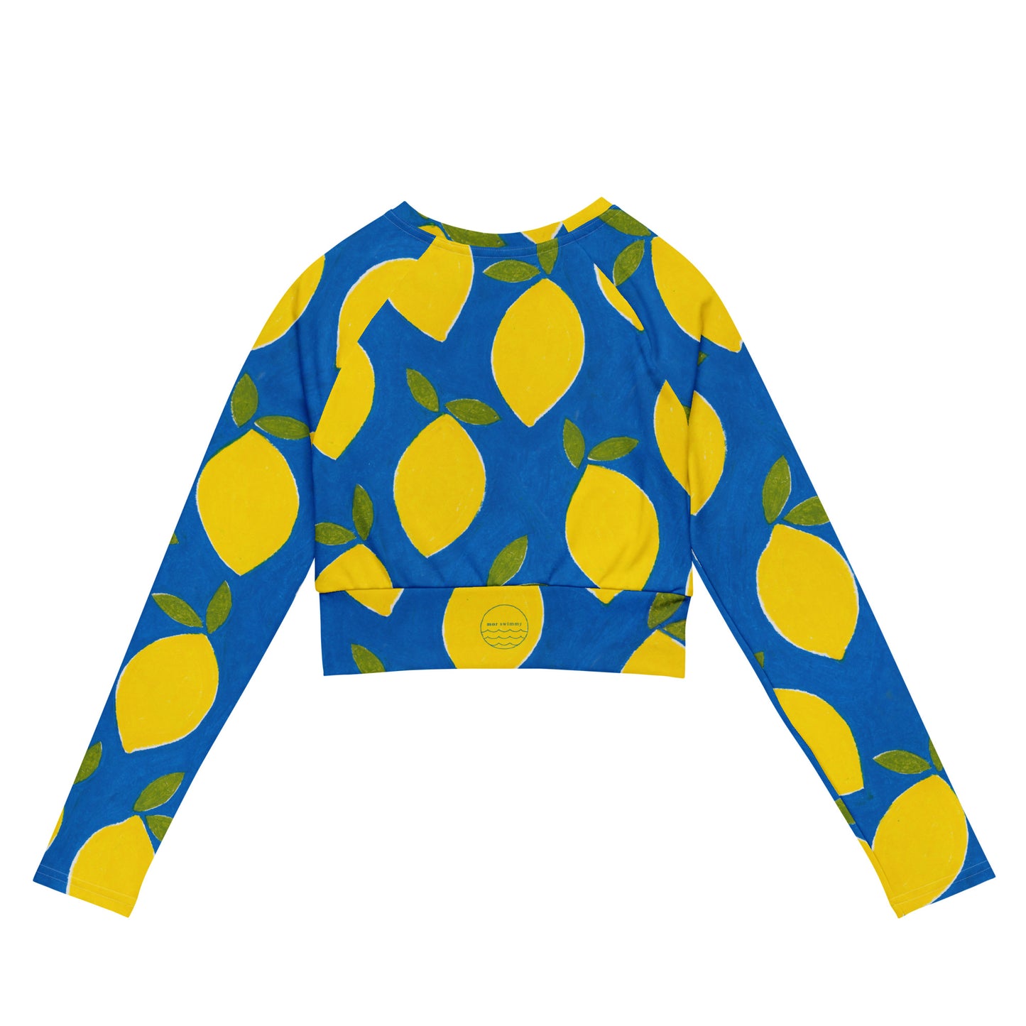 ♻️ Lemons Recycled long-sleeve crop top