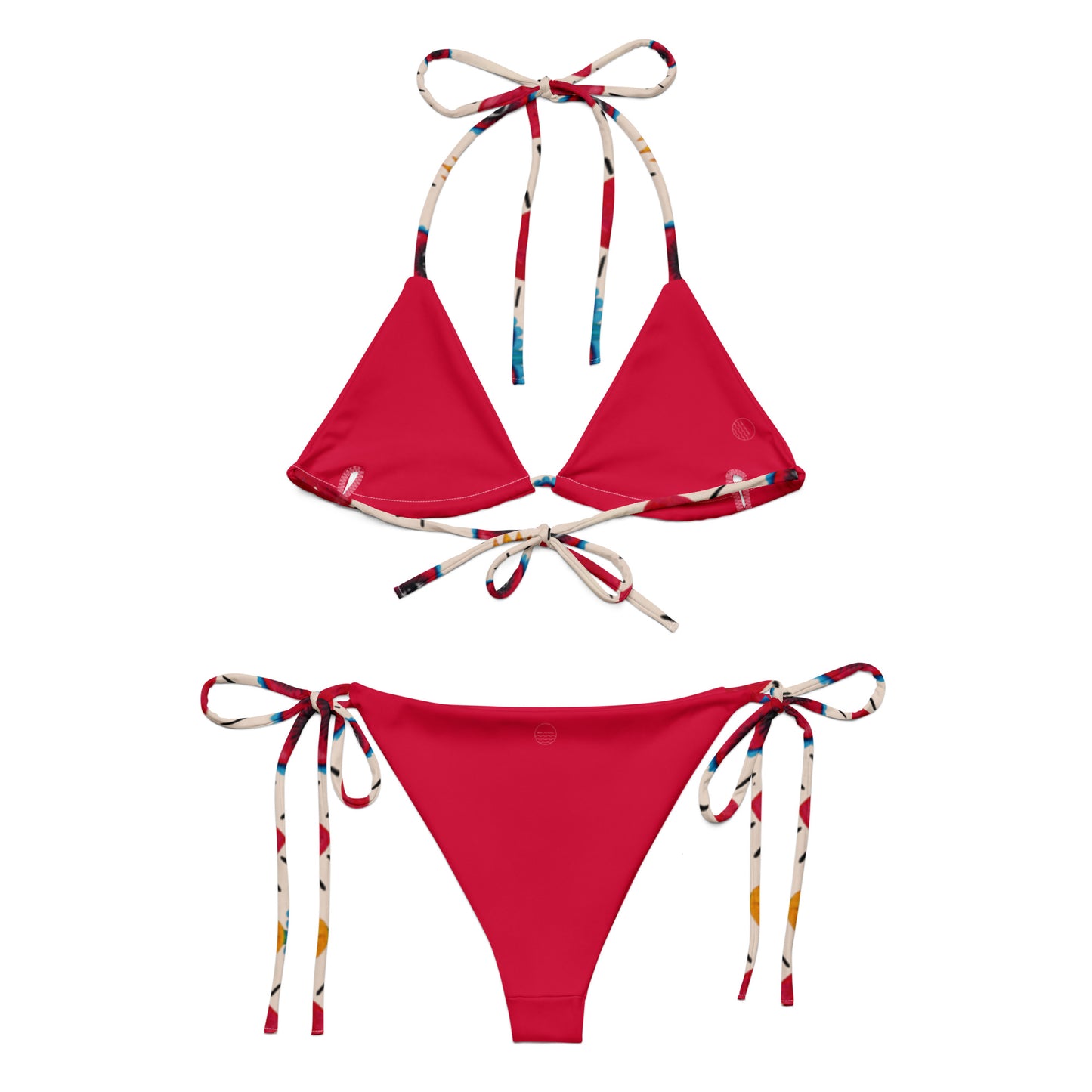 ♻️ Hearts recycled string bikini