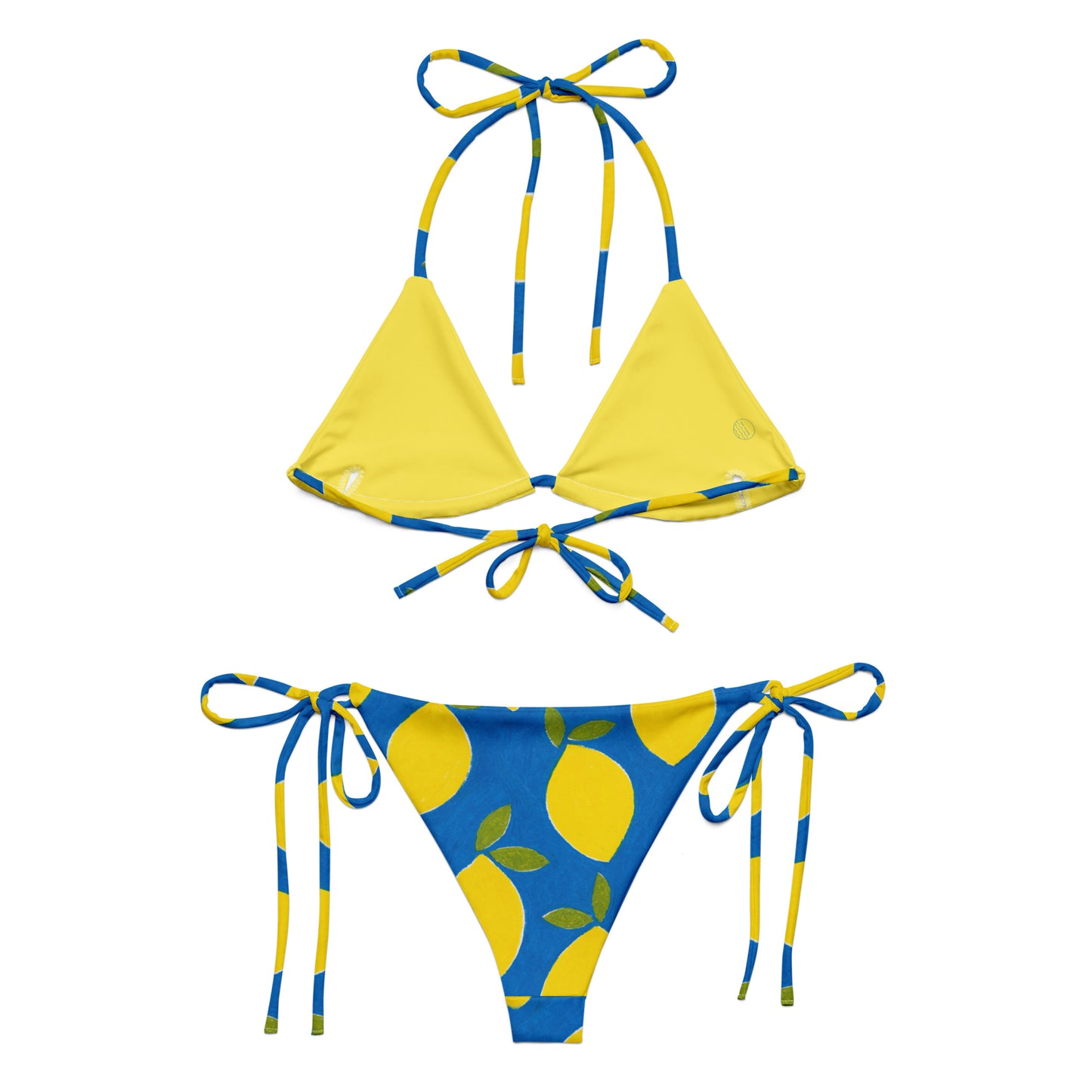 ♻️ Lemons recycled string bikini