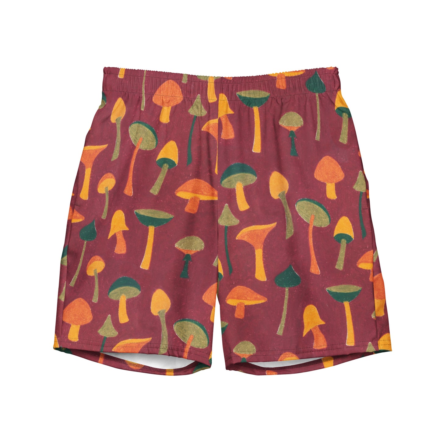 ♻️ Wild Mushrooms Men's swim trunks