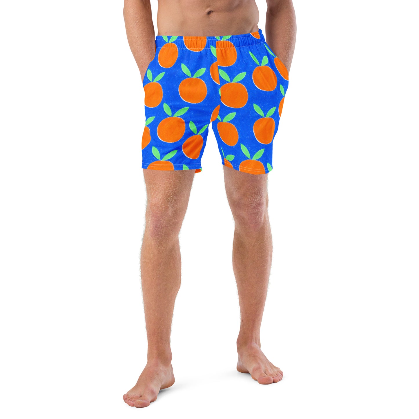 ♻️ Oranges Recycled Men's Swim Trunks