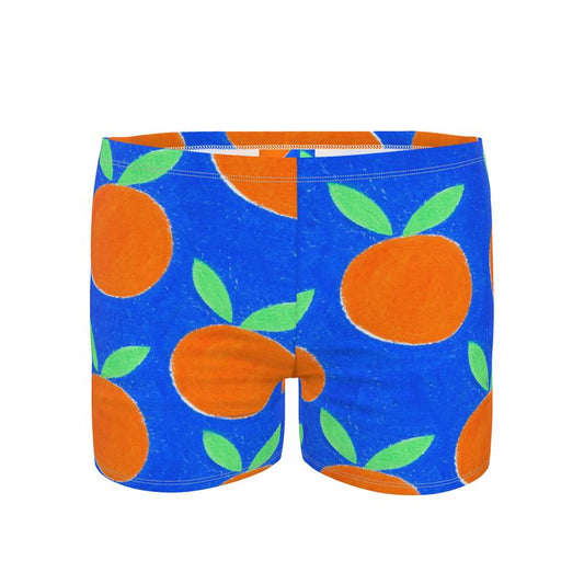 Oranges Men's fitted Swim Trunks
