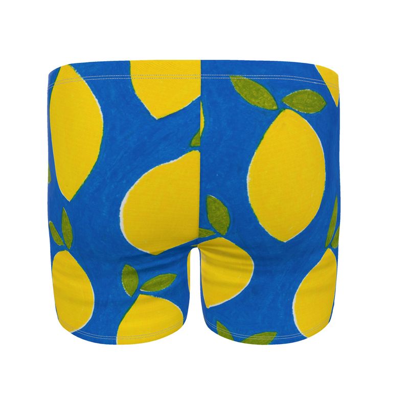 Lemons Men's Fitted Swimming Trunks