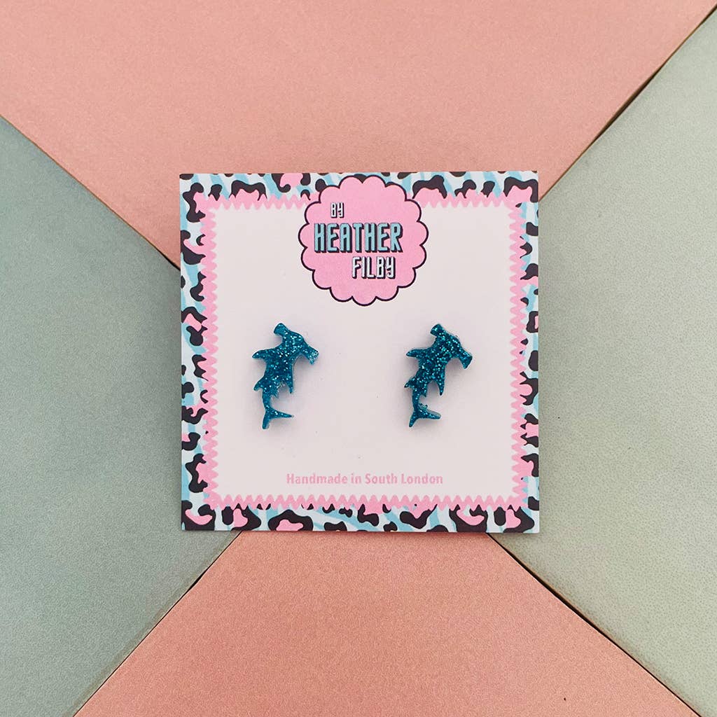 Hammerhead Shark Stud Earrings