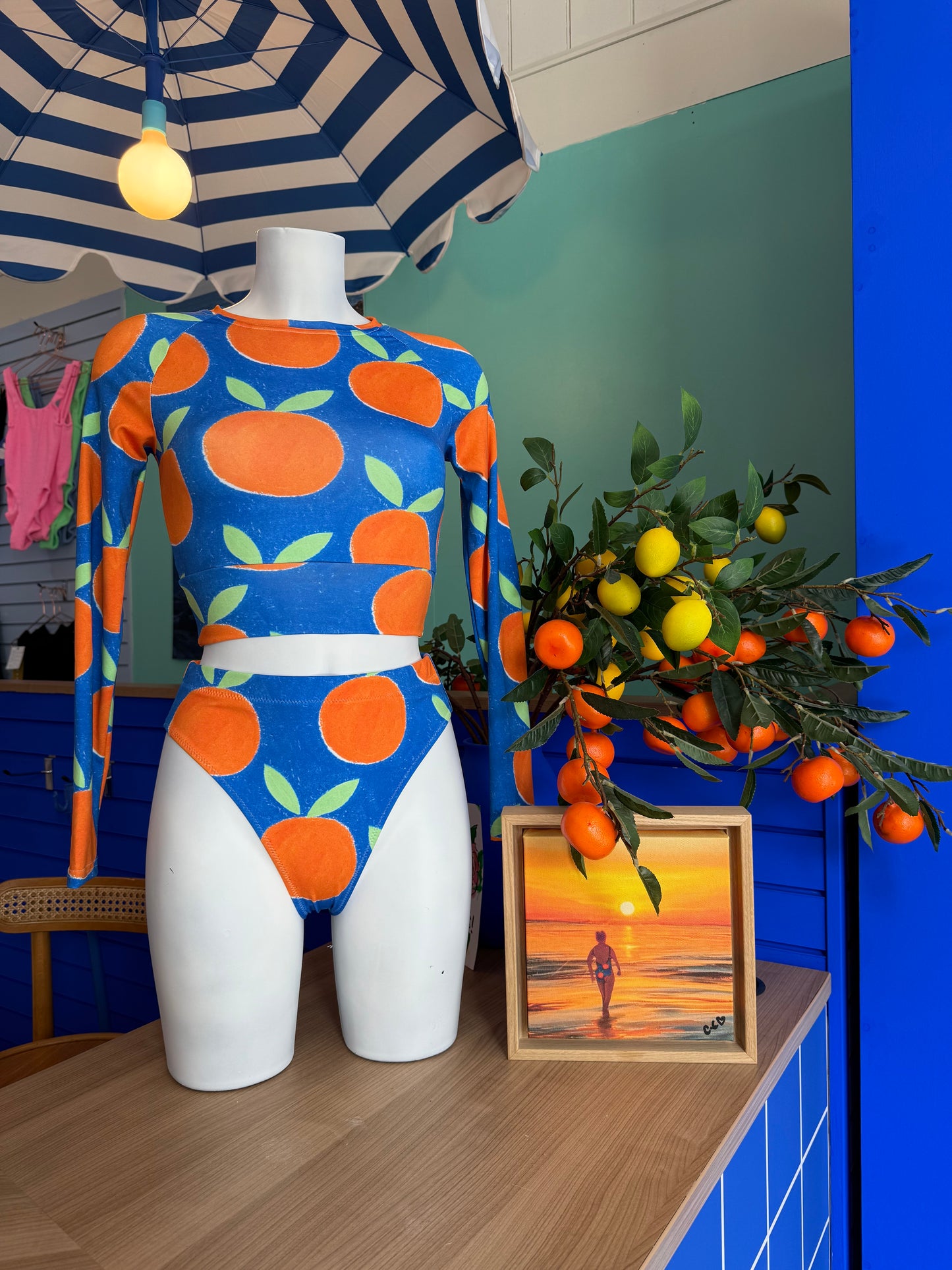♻️ Oranges Recycled bikini bottom