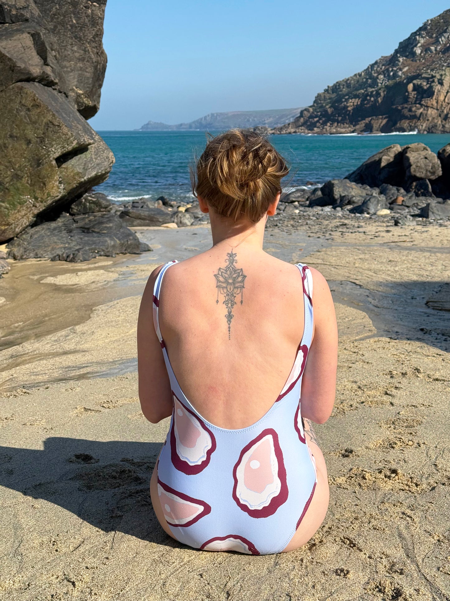 One-Piece Swimsuit - Oysters