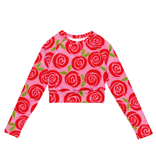 ♻️ Roses Recycled Short Rash Guard