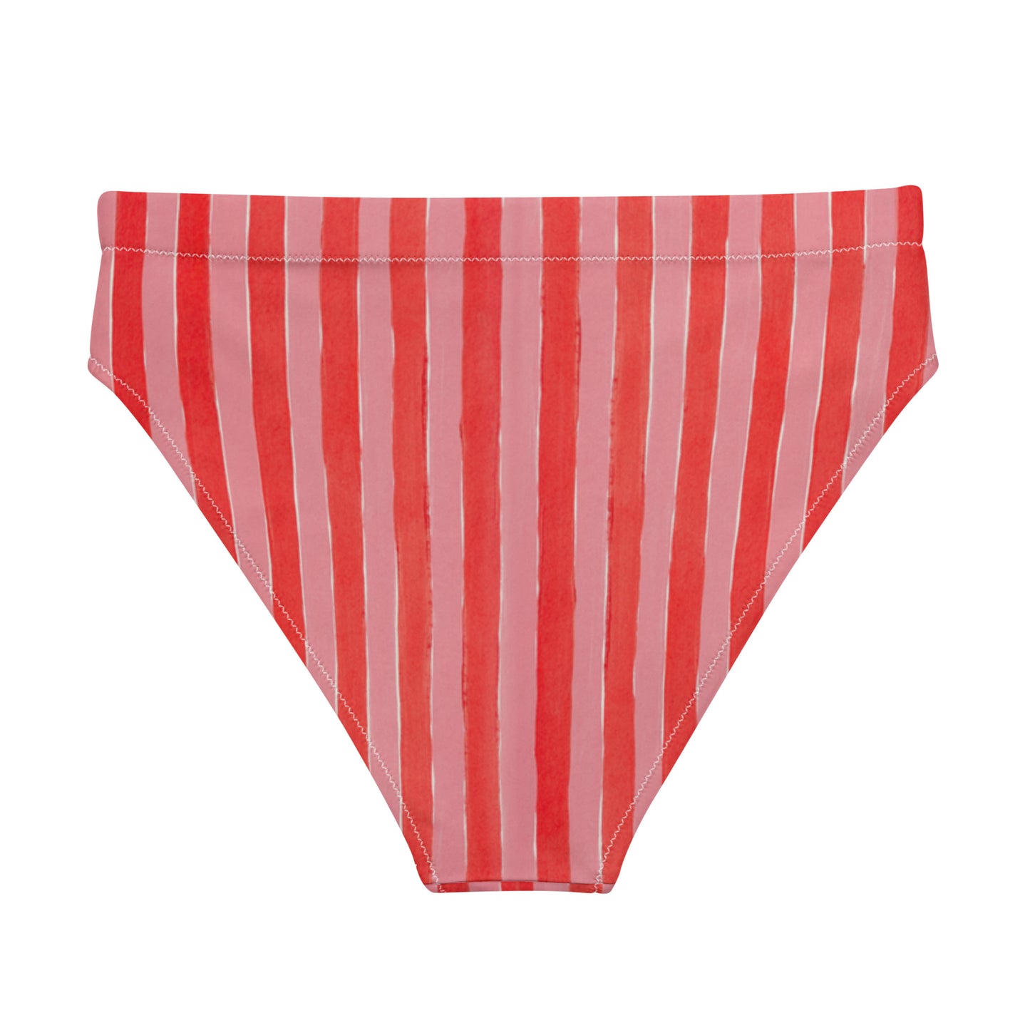 ♻️ Stripes Recycled high-waisted bikini bottom