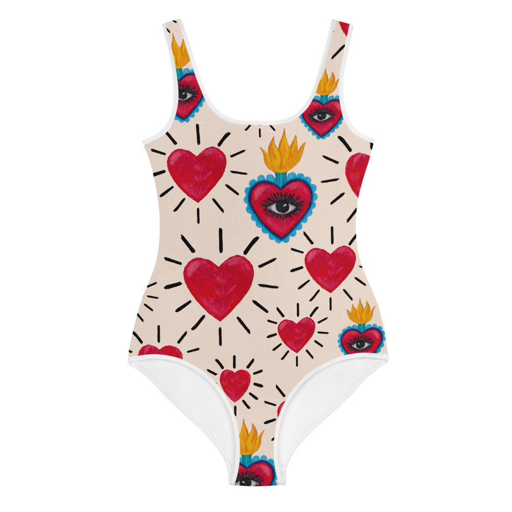 Hearts Mini Mor Swimsuit 8yrs+ Youth Swimsuit