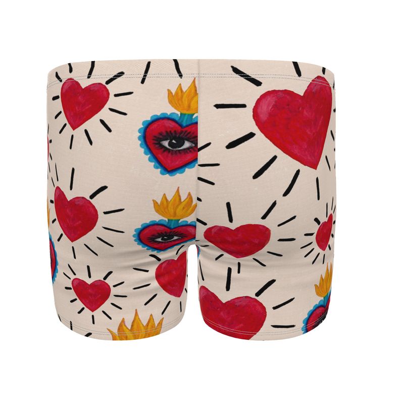Hearts Men's fitted Swim Shorts