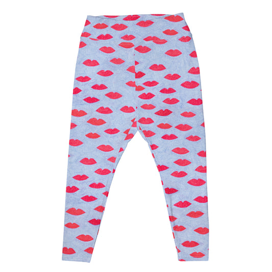 Hot Lips Swim Leggings [2XL-6XL]