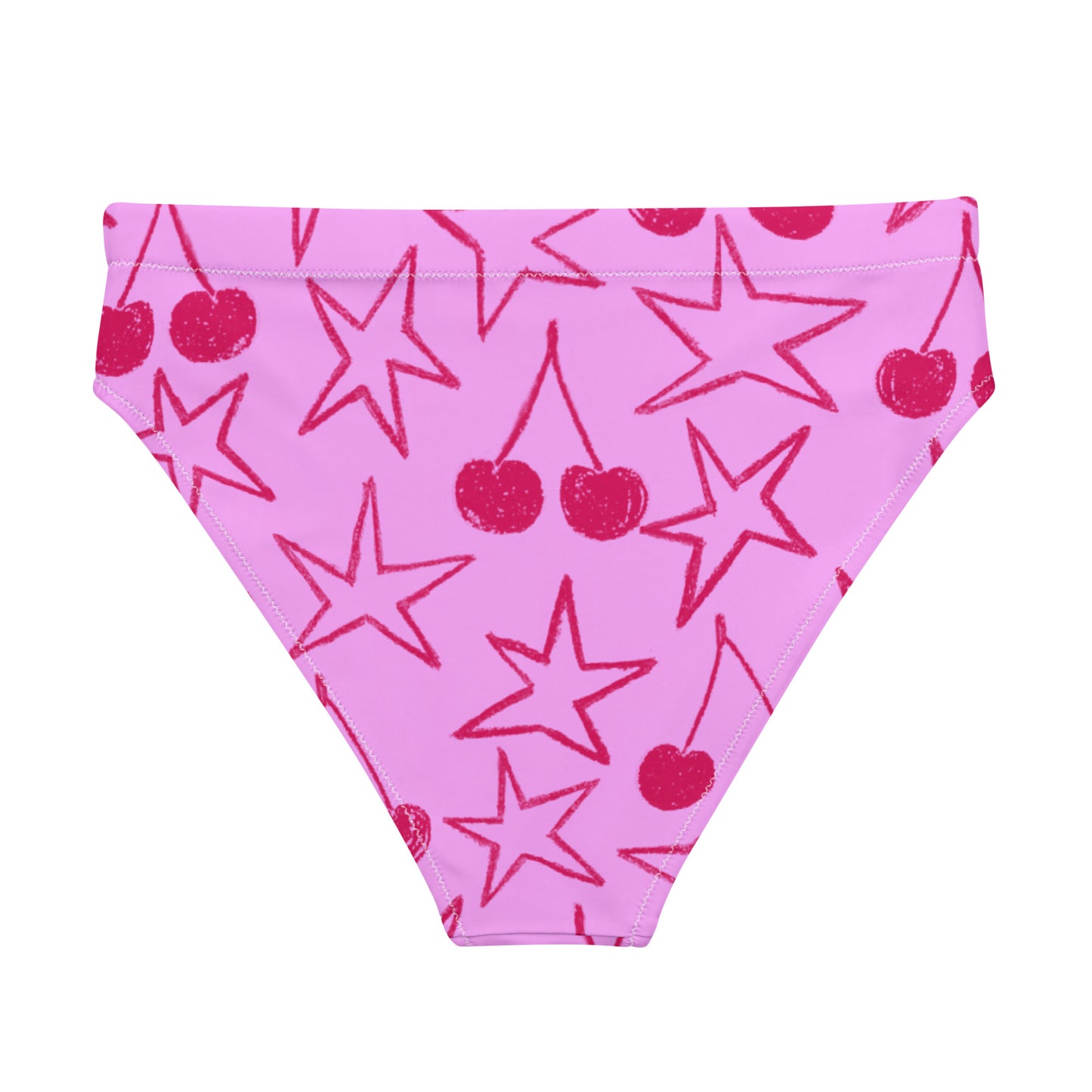 ♻️ Stars and Cherries Recycled bikini bottom