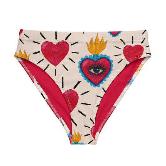 ♻️ Hearts Recycled Bikini Bottom