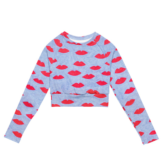 ♻️ Hot Lips Recycled Short Rash Guard