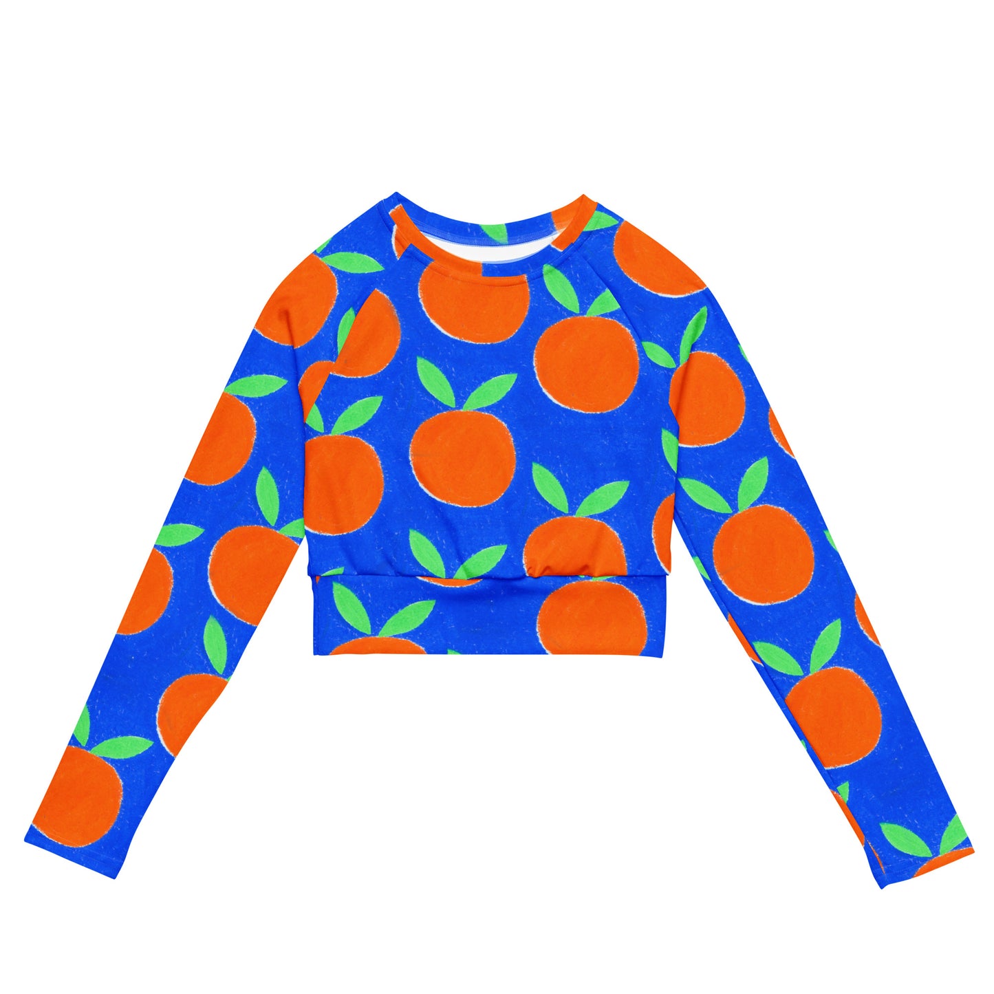 ♻️ Oranges Recycled Short Rash Guard