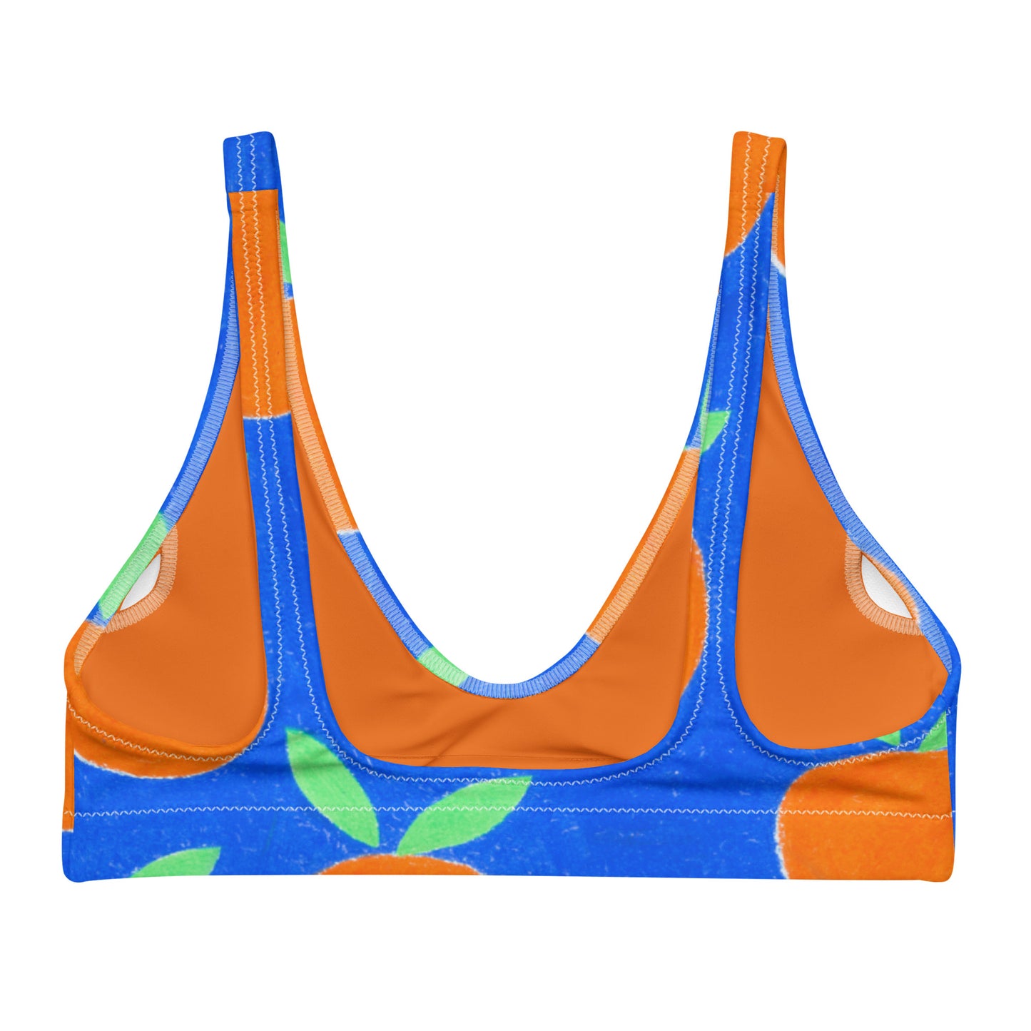 ♻️ Oranges Recycled bikini top